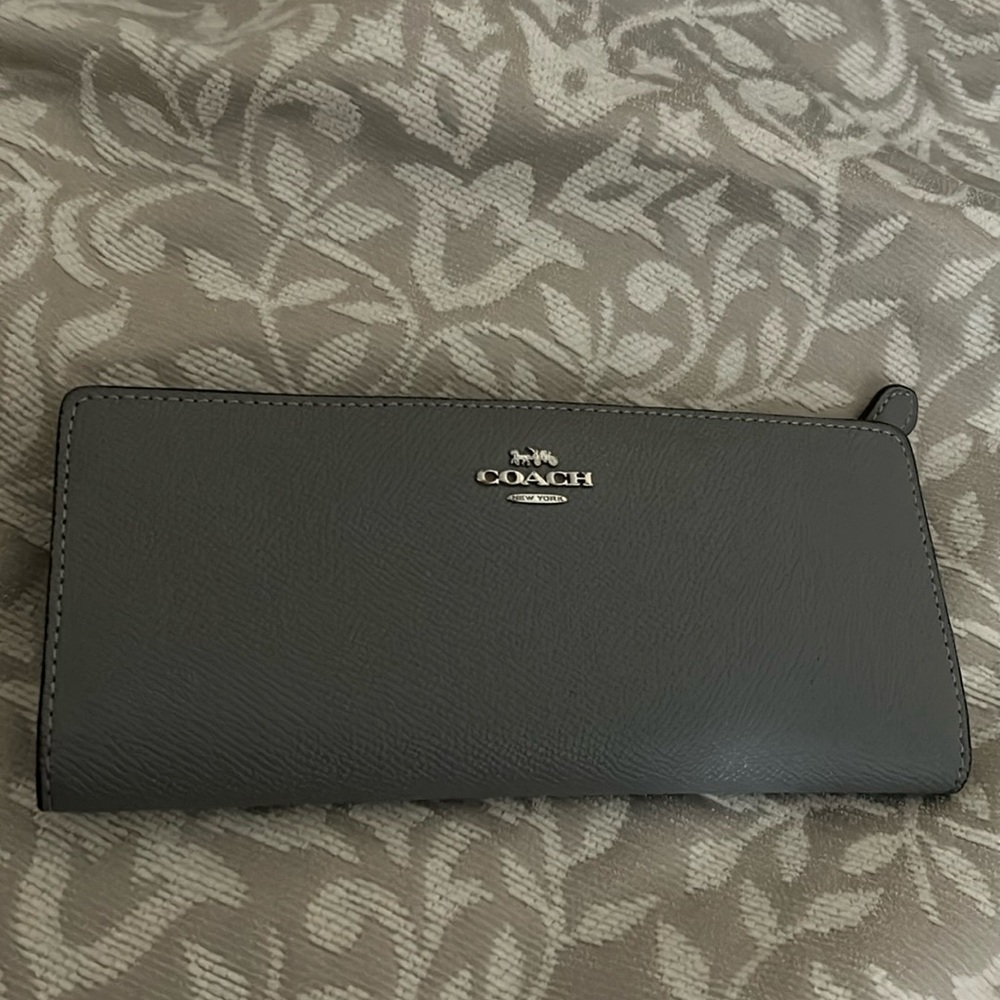 Blue coach wallet